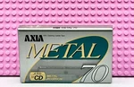Axia Metal 70 1991 Japan Type Iv Blank Cassette Tape (1) (sealed). Fixed Price $33.29.