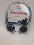 New Maxell HP-200 Headphones Adjustable Headband Swivel Earcaps Black 190318-E1. Fixed Price $9.90.
