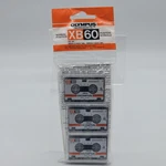Olympus XB60 Microcassette Tapes Minute 3 Pack MC-60 Normal Position Japan. Fixed Price $16.95.