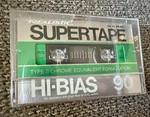 Vintage Realistic Hi-bias Supertape 90 Cassette Brand New Sealed! Rare. Fixed Price $19.99.