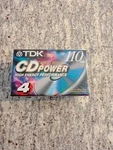 4 Pack Tdk Cd Power 110 Min Blank Audio Cassettes High Bias Type Ii New Sealed. Fixed Price $15.00.