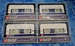 4X Basf Pro Ii Chrome 90 Vintage 1982 Iec Audio Blank Cassette Tape. Fixed Price $24.95.