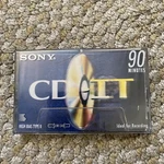 Vintage New Sealed Sony Cd-it High Bias 90 Min Audio Cassette Slide Case. Fixed Price $7.99.