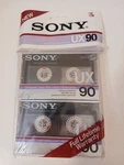 Sony UX90 High Bias Cassette Tapes Microfine Uniaxial Wide Window New Sealed. Fixed Price $26.00.