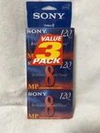 3 Pack Sony P6-120MPD 8MM Video Camcorder Cassette Minute Standard Tapes. Fixed Price $17.05.