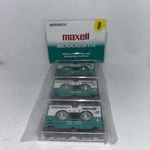 Maxell MC-60 Microcassette Tapes Pack Of 3 New Sealed. Fixed Price $10.00.