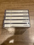 Fydelity Silver Chrome 60 Type Blank Cassette Tapes, 5PACK Sealed New!. Fixed Price $20.00.