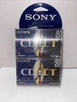 2 New Sony Cd-it 90 Minute Type Ii High Bias Audio Cassettes Slim Case Sealed. Fixed Price $9.99.