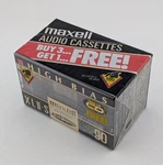 New Sealed 4 Pack Maxell Xlii -s 90 Type High Bias Cassette Tapes. Fixed Price $59.95.
