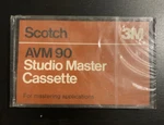 Scotch Studio Master Avm 90 Blank Cassette Tape (1) (new) Sealed. Fixed Price $9.99.