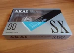 Akai Type Cassette Tape C-90SX. Fixed Price $17.00.