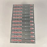 Lot Of 11 Tonemaster 60 Min Blank Cassette Tapes Vintage Sealed New Low Noise.... Fixed Price $53.00.