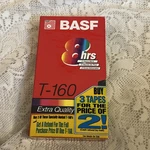 Basf Vhs T-160 Extra Quality 8 Hour Blank Video Cassette Recording Tape. Fixed Price $5.75.