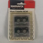 Magnavox Micro Cassette MC60 Pack M62001 Sealed New!. Fixed Price $5.99.
