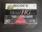 Sony Metal High Resolution Video 8 Cassette Tape P6-90HG "brand New Sealed". Fixed Price $5.00.