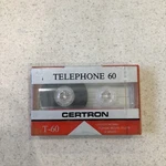 Certron Telephone Cassette T- 60 Seconds Sealed/new. Fixed Price $8.09.