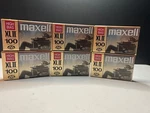 6 Maxell Xl Ii 100 High Bias Blank Audio Cassette Tapes New Sealed Japan. Fixed Price $60.00.