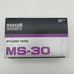 Vintage Maxell MS-30 Professional Studio Cassette Tape 10 Pcs Type Ii CRO2 Japan. Fixed Price $104.99.