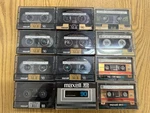 Lot Of 12 Maxell Xlii 90, Ud XLI100 Used Tapes. Fixed Price $39.00.
