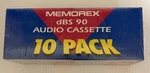 New 10 Pack Memorex Dbs 90 Normal Position Blank Audio Cassette Tapes Sealed Box. Fixed Price $24.99.