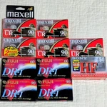 (11) Blank Audio Tapes Mixed Cassette Recording Sony Fuji Maxell Sealed Lot New. Fixed Price $14.24.