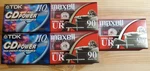 5 - New Sealed Cassette Tapes: Tdk Cdpower 110 High Bias Type Ii & Maxwell UR90. Fixed Price $25.00.