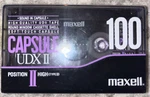 Maxell Capsule Udx Ii 100 Type Blank Audio Cassette Tape Sealed Nos Rare. Fixed Price $14.95.