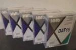 (5) Hhb Dat 15 Digital Audio Tapes - New Old Stock Factory Sealed. Fixed Price $24.89.