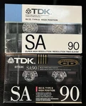 Tdk SA90 Tapes Type Ii High Bias Two Cassettes In One Sale. Fixed Price $25.00.