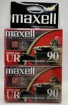 Maxell Ur 90 Type Blank Cassette Tape 2 Pack Universal Recording Audio. Fixed Price $9.99.