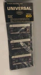 3-PACK 60 Minute Cassettes Recordable Blank Tapes Universal. Fixed Price $8.00.