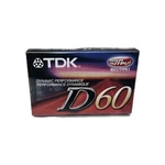 New Tdk D60 High Output Dynamic Performance Blank Cassette Of. Fixed Price $11.35.
