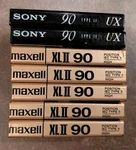 Lot Of 5 New Sealed Maxell Xlii Type Audio Cassette Tapes + 2 Sony UX90S!. Fixed Price $45.00.