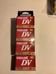 Maxwell Mini Dv 60 Minute Digital Video Cassettes Of Four -sealed. Fixed Price $22.00.