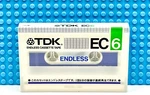 Tdk Endless Cassette EC-6M Min 1982 Japan Blank Tape (1) (sealed). Fixed Price $22.49.