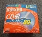 New Maxwell Cd-r Music 13 PACK/3 COLORS/80 Min./slim Jewel Cases/missing 2. Fixed Price $34.49.
