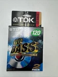 Audio Cassette Tapes Blank Tdk 120 Minute Cd Bass Brand New Pack Heavy. Fixed Price $15.00.