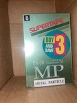Supertape 8MM Promp Videotape Cassette And 60 Min P6-30 (3 Pack) Sealed. Fixed Price $13.98.