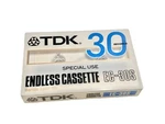 (1) Tdk Endless Cassette EC-30S- Seconds Blank Tape. Fixed Price $23.99.