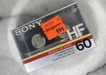 Vintage Sony Hf 60 Blank Audio Cassette Tape - Factory Sealed New Old Stock. Fixed Price $18.00.