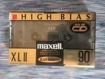 Maxell Xl Ii 90 Minute 135M High Bias Cassette Tape Black Magnetite Sealed!. Fixed Price $12.31.
