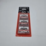 Sony 3MC60A Microcassette Recording Tape Minutes Japan Factory Sealed New. Fixed Price $17.00.