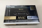 Tdk MA-XG60 Metal Cassette Tape Unopened Jp. Fixed Price $121.99.
