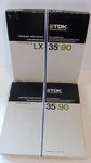 Lot Of 2 Tdk Lx 35-90 1/4" Reel 7" Tapes. Fixed Price $47.99.