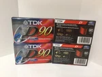 4 Tdk D90 High Output Minute Audio Cassette Tapes. Fixed Price $8.99.