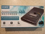 Coby Portable Cassette Player & Tape Recorder Built-in Microphone New. Fixed Price $59.97.