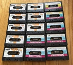 Vintage Estate Lot 15 Certron Cassette Tapes - Untested. Fixed Price $7.00.