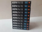 Vintage And Very Rare Agfa Superferro 90HDX Blank Cassette Tape 10 Pcs. Fixed Price $249.00.