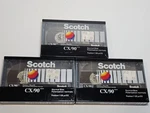 Lot Of 3 Scotch CX/90 Normal Bias Blank Sealed Minute Cassettes. Fixed Price $15.99.