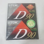 Tdk D90 High Output Ieci/type Minute Recordable Audio Cassette Tape 2 Pack. Fixed Price $10.00.